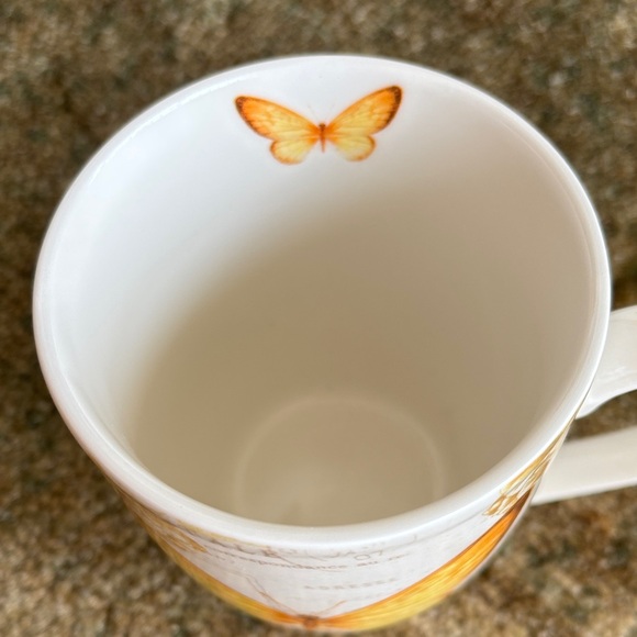 NWOT Butterfly Hope Mug - Orange and Yellow - Picture 8 of 8